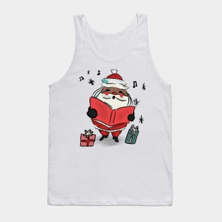 Singing Santa Tank Top